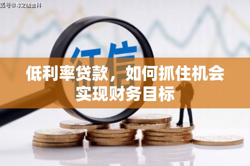 六龟低利率贷款，如何抓住机会实现财务目标