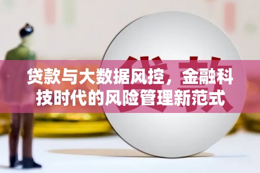 六龟贷款与大数据风控，金融科技时代的风险管理新范式