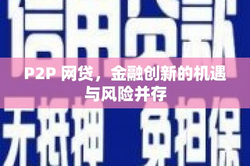 六龟P2P 网贷，金融创新的机遇与风险并存