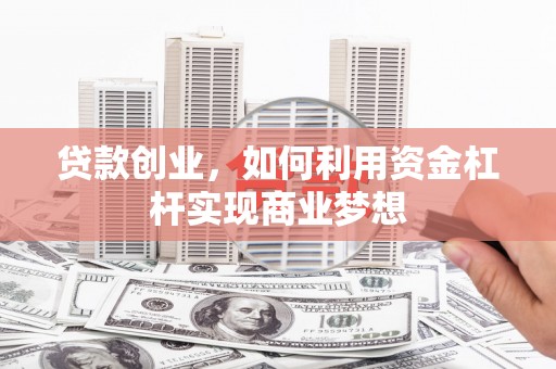 六龟贷款创业，如何利用资金杠杆实现商业梦想