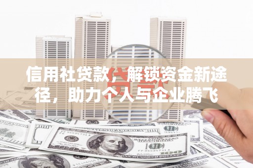 六龟信用社贷款，解锁资金新途径，助力个人与企业腾飞