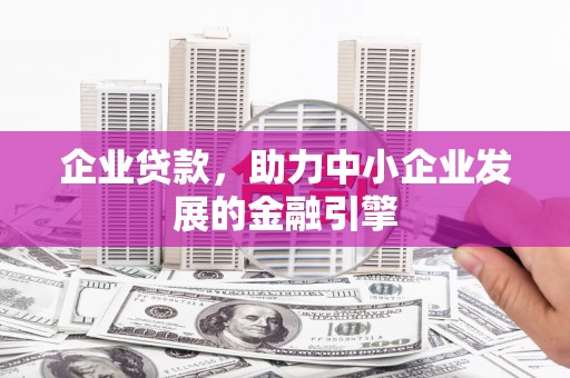 六龟企业贷款，助力中小企业发展的金融引擎