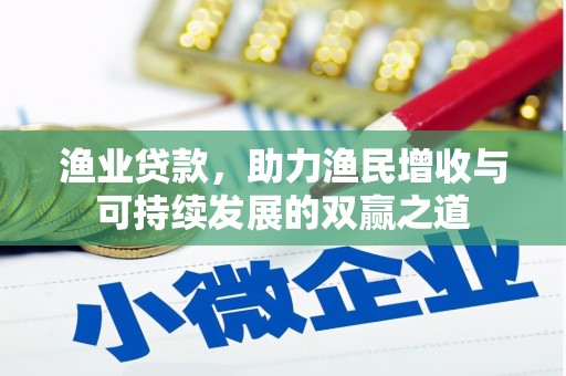 六龟渔业贷款，助力渔民增收与可持续发展的双赢之道