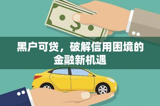 六龟黑户可贷，破解信用困境的金融新机遇