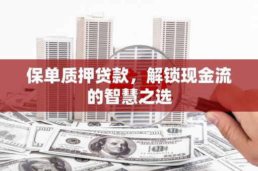 六龟保单质押贷款，解锁现金流的智慧之选
