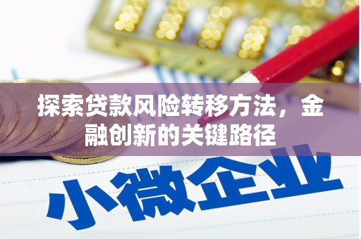 六龟探索贷款风险转移方法，金融创新的关键路径